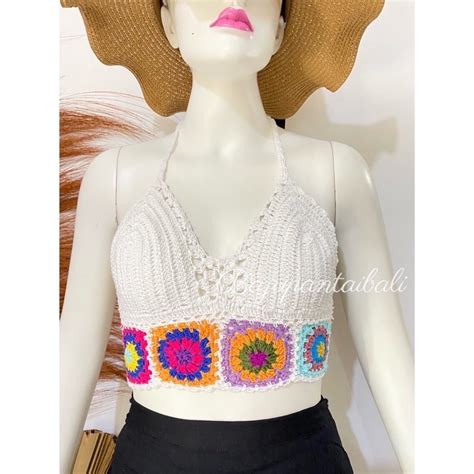 Jual Bikini Rajut Bikini Pantai Bajupantaibali Bikini Murah Shopee Indonesia