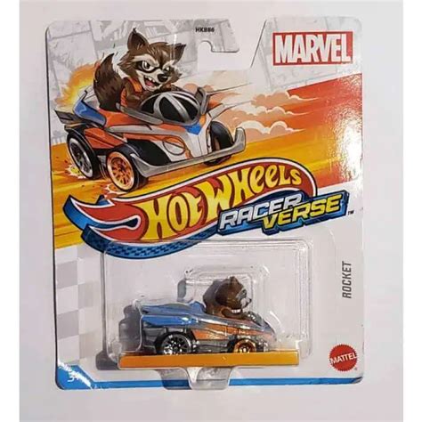 Hot Wheels Racer Verse Rocket Marvel Universo Hot Wheels