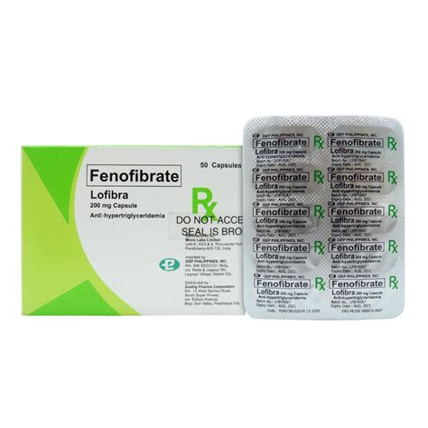 Buy Rx Lofibra 200 Mg Capsule Online Southstar Drug