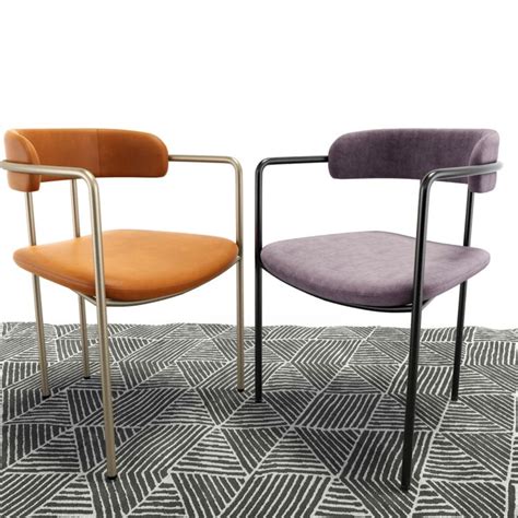 West Elm Lenox Dining Chair 3d Model For Vray Corona