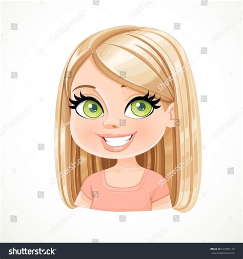 imágenes de Cartoon girl with blonde hair Imágenes fotos y vectores de stock
