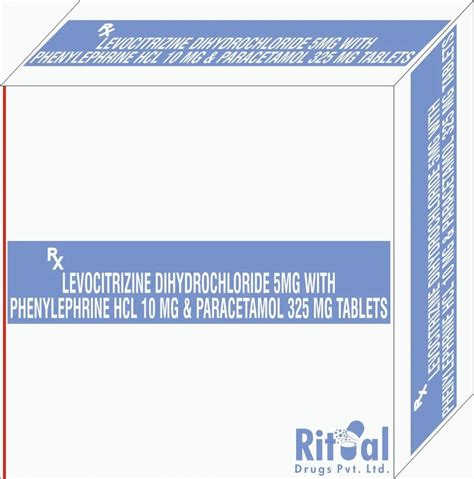 Levocitrizine Dihydrochloride Mg With Phenylephrine Hcl Mg