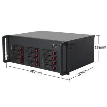 Htpc Network Attached Storage Bay Hot Swap Nas Server Case Ipfs Mini Itx Nas Chassis With