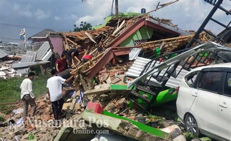 Gempa Magnitudo Goncang Cianjur Korban Meninggal Dunia Luka