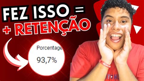 Como aumentar a RETENÇÃO dos seus vídeos do Youtube YouTube