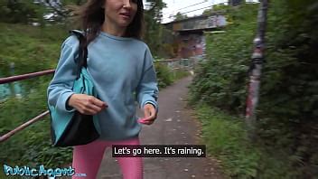 Public Agent Hot Sex Outdoors With Small Tits Brunette With A Tight MOM Bod Hardcore Public