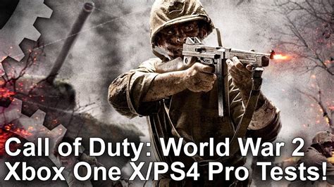 [4K] Call of Duty WW2: Xbox One X vs PS4 Pro First Look - YouTube