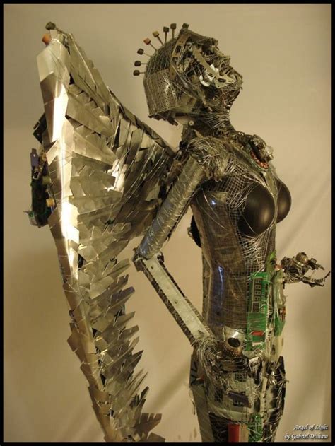 Cool junk sculptures by Gabriel Dishaw (50 pics) | Junk art, Sculptures, Portrait sculpture