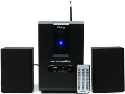 Колонки Dialog Progressive AP-150 2x2.5 + 5 Вт USB+SD reader черный ...
