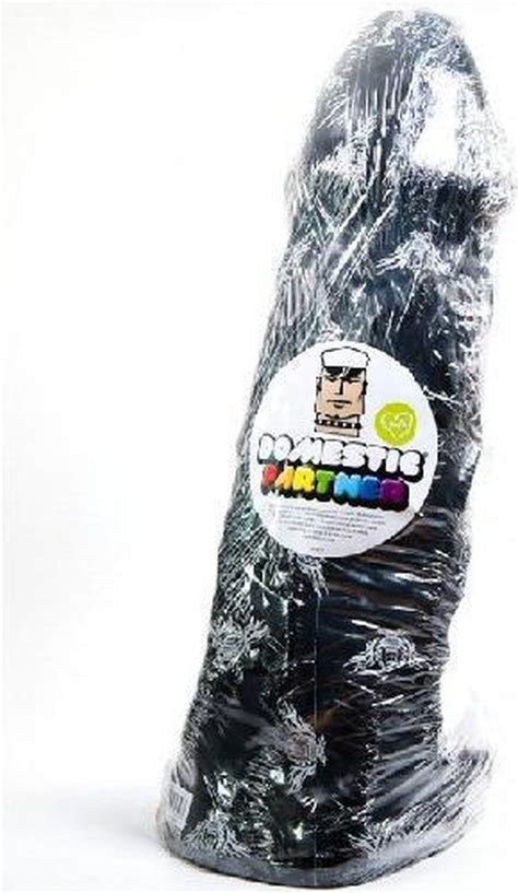 Domestic Partner Dildo Enigma 37 X 10 Cm Zwart Bol