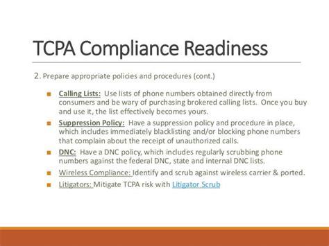 TCPA Best Practices