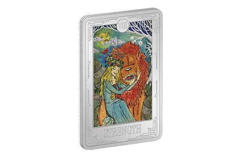 Buy 1 Oz Silver Tarot Cards Strength Coin 2022 Kitco