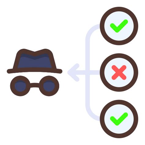 Incognito Generic Outline Color Icon