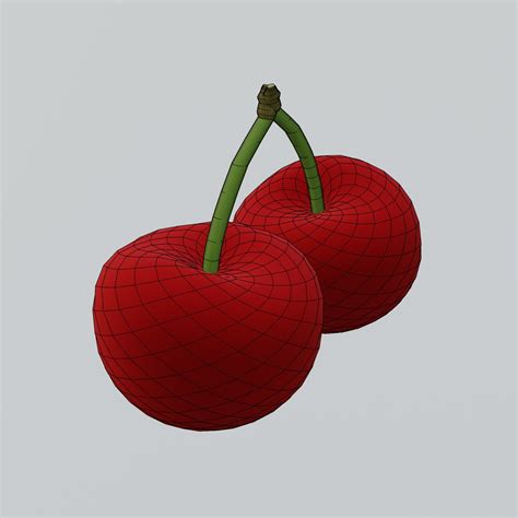 Cherry Model Turbosquid 2080588
