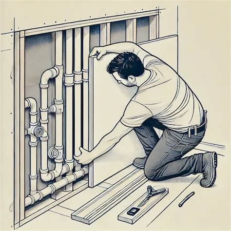 How To Install Drywall Around Pipes A Step By Step Guide
