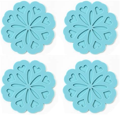 Amazon Set Of Silicone Trivet Mat Hot Pot Holder Hot Pads For