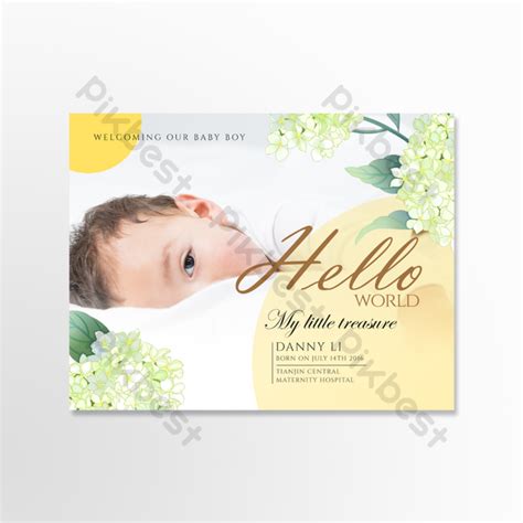 Detail Template Kartu Ucapan Kelahiran Bayi Koleksi Nomer 17