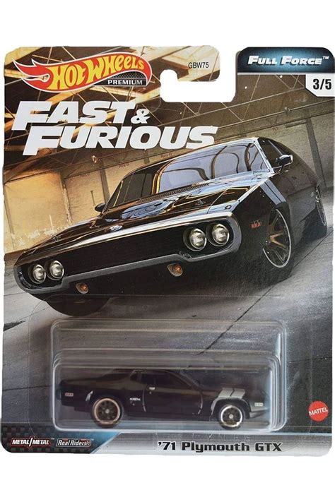 Hot Wheels Fast Furi Ous Premi Um Arabalar Plymouth Gtx Hnw
