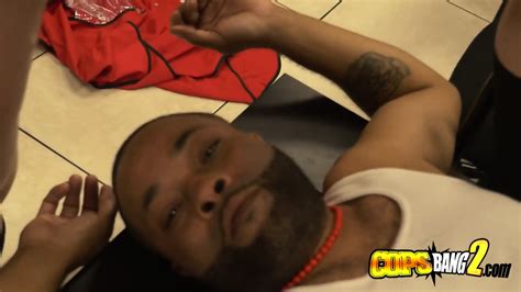 Criminal Is Spotted And Captured By Horny Milf Cops At Barbershop