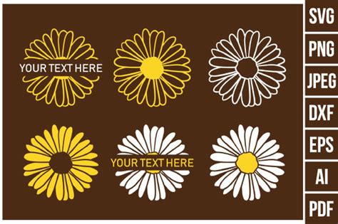 Daisy Bundle Svg, Daisy Svg, Daisy Png Graphic by SVGDesignRocket ...