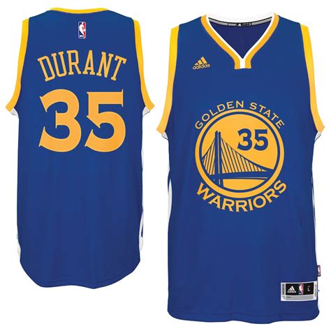 Adidas Kevin Durant Golden State Warriors Royal Road Swingman Jersey