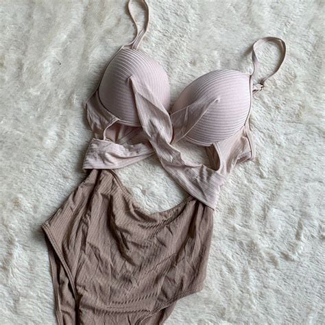 Shein One Piece Nude Bikini On Carousell