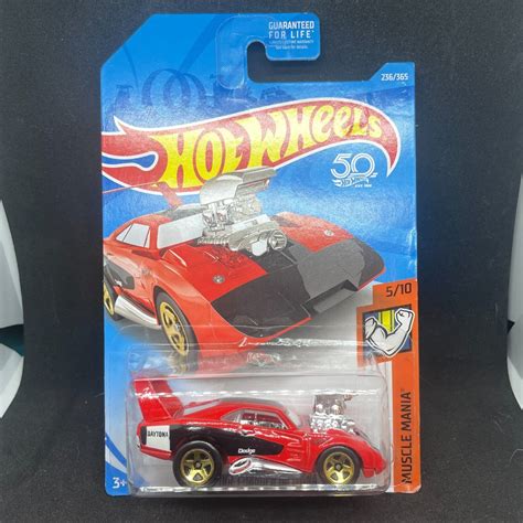 Hot Wheels Dodge Charger Daytona Red Tooned Muscle Mania EBay