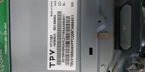Прошивка PHILIPS 32PHT4101/60 Шасси (Main Board): 715G6947-M01-000-004Y