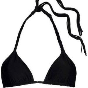 Mikoh Swim Mikoh Stretch Knit Triangle Bikini Top Macreme Tie Poshmark