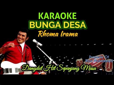 KARAOKE BUNGA DESA RAIB RHOMA IRAMA YouTube