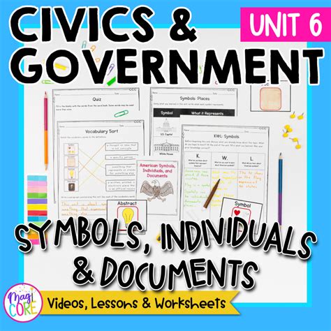 Civics And Government Unit 6 American Symbols That Represent Us