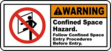 warning follow entry procedures label save  instantly