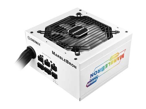 Enermax MarbleBron RGB White 850W 80 PLUS BRONZE Certified, Semi ...