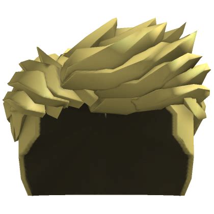 Blonde Fluffy Anime Hairstyle Roblox