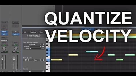 How To Quantize Note Velocity In The Piano Roll Music Production In