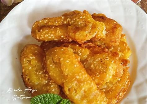 Resep Pisang Goreng Wijen Oleh Cooking With Dinda Cookpad