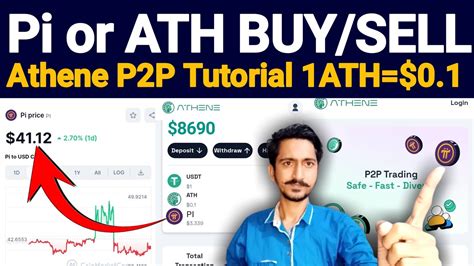 Pi And ATH Buy Sell On Athene P2P Trading Full Guide 1ATH 0 1 Athene