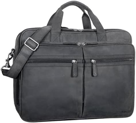 Stilord Alexander Sac D Affaires Hommes Cuir Porte Documents Sacoche