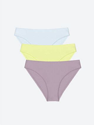 Plain Bikini Briefs Pack S Dd Z V N Lc Waikiki