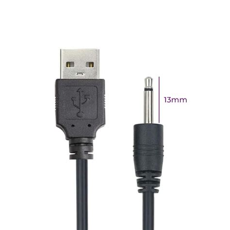 P Pequeno Carregador Usb Ponta Fina Pequena Preto Libb Sex Toys Importadora Atacado