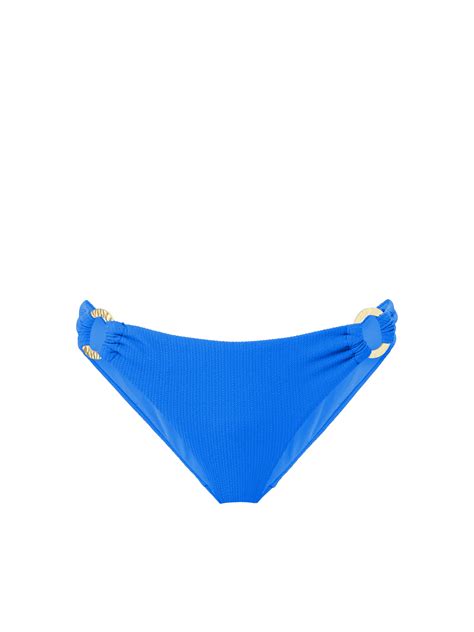 Ring Trim Low Waisted Bikini Bottom Grotto Texture Change Of Scenery Wolf Badger