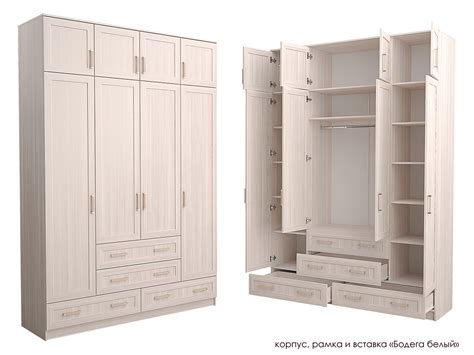 Купить распашной шкаф с антресолью Стиль Ч-16М от производителя фабрика ...