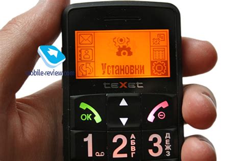 Mobile-review.com Обзор телефона с большими кнопками Texet TM-B100