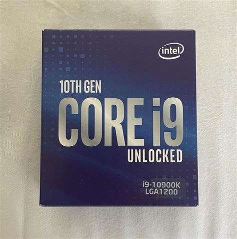 Intel Core I9 10900K Desktop Processor 10 Cores 5.3 GHz LGA1200 ...