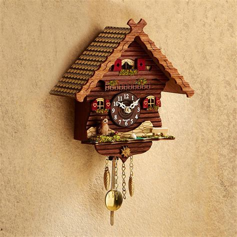 Owl Mini Cuckoo Clock Owls Cottage Novica