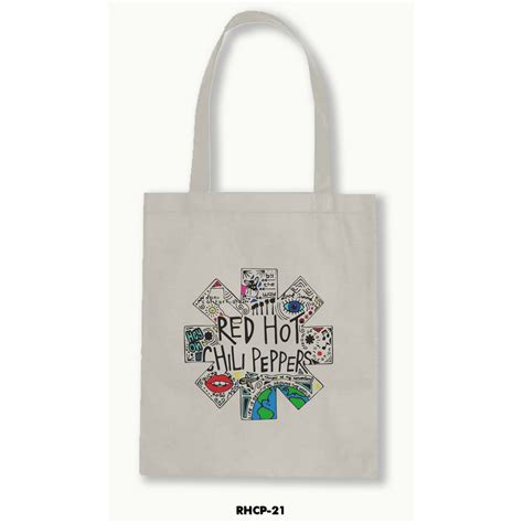 กระเปาโทท มซป RHCP RED HOT CHILI PEPPERS Shopee Thailand