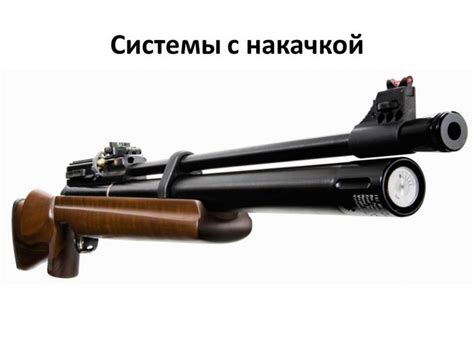 Пневматическое оружие с накачкой: компрессионные, мультикомпрессионные ...