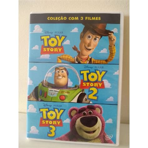 Trilogia Toy Story Dvd Disney Pixar Shopee Brasil