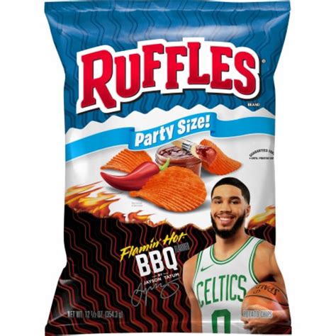 Ruffles® Flamin Hot Bbq Potato Chips Party Size 12 5 Oz Kroger