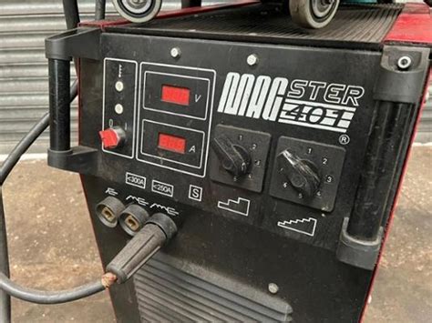 Lincoln Bester Magster 401 Mig Welder With Model Pde41 Wire Feed Unit